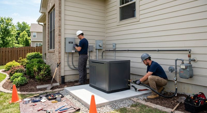 Gas Generator Installation in Conroe, TX