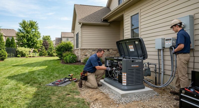 Home Generator Installation in Roswell, GA